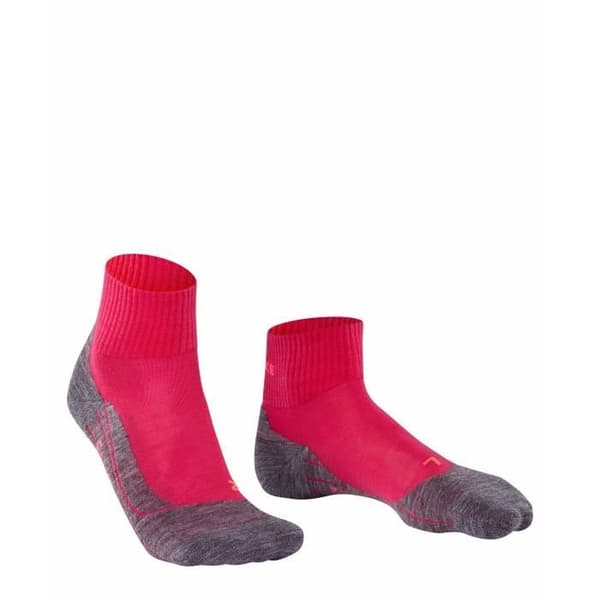 Korta strumpor - Falke - TK5 - Hallonrosa - 41/42 - Lätt dämpning