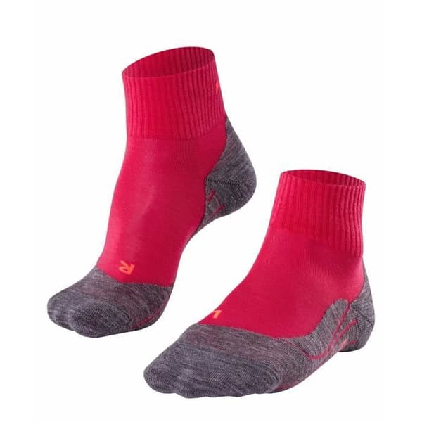 Korta strumpor - Falke - TK5 - Hallonrosa - 41/42 - Lätt dämpning