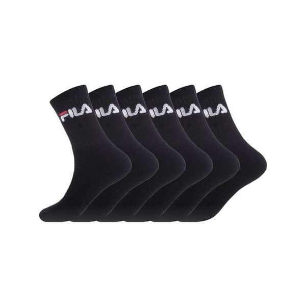 Fila Strumpor Herr, Höga Strumpor Herr (6-pack) - Svart