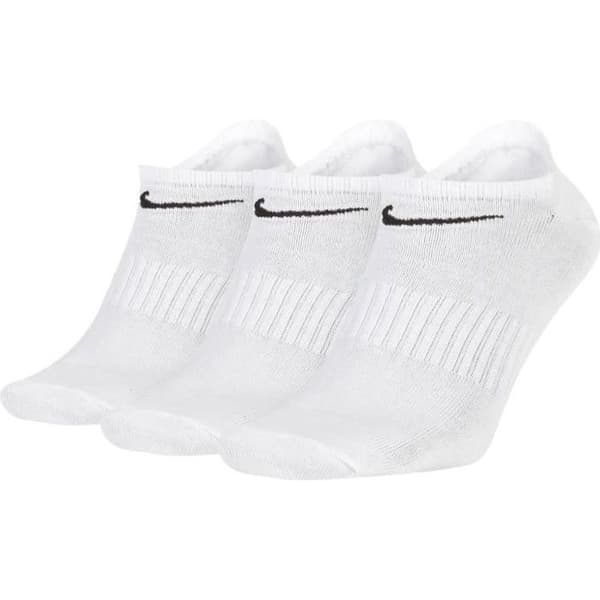 NIKE Tennisstrumpor U NK EVERYDAY LTWT NS 3PR - Vuxen - Vit
