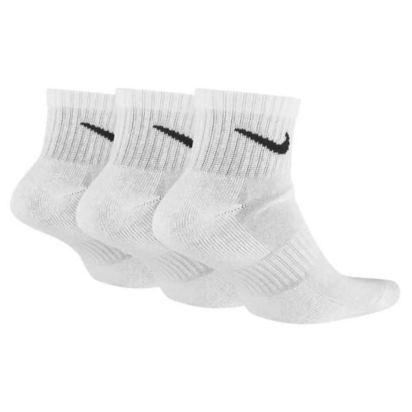 Strumpor - Nike - Everyday Cushion - 3 Par - Vit - Optimal Komfort