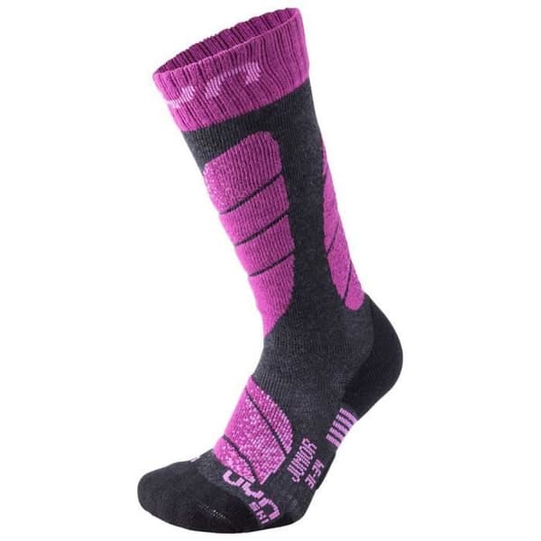 Skistrumpor - UYN - S100045 - Unisex - Antracitmelerad-Lila - Andningsbara