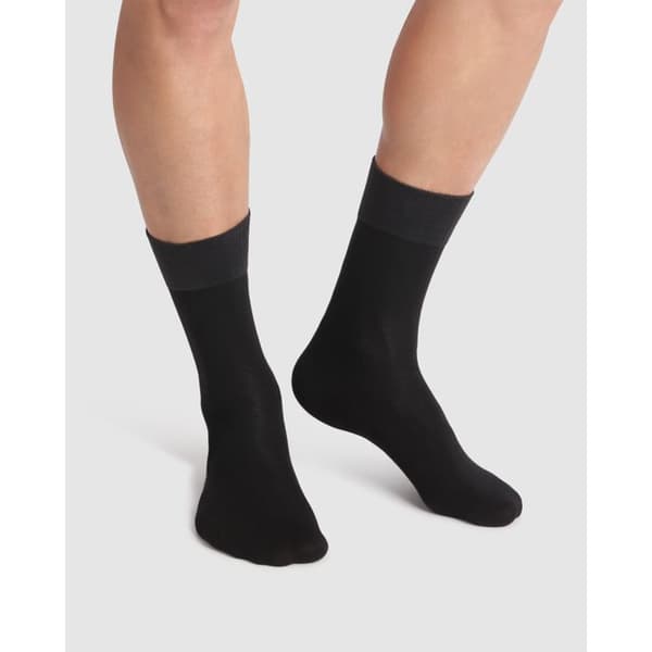 Mi-strumpor - DIM - Soft Touch - 2-pack - Svart - Komfort och Elegans