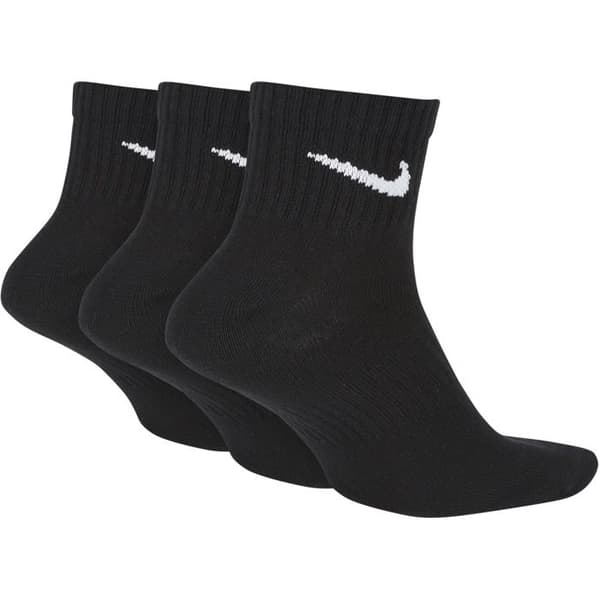 Strumpor - NIKE - Everyday Ltwt Ankle 3pck - Svart - Bomull - Unisex