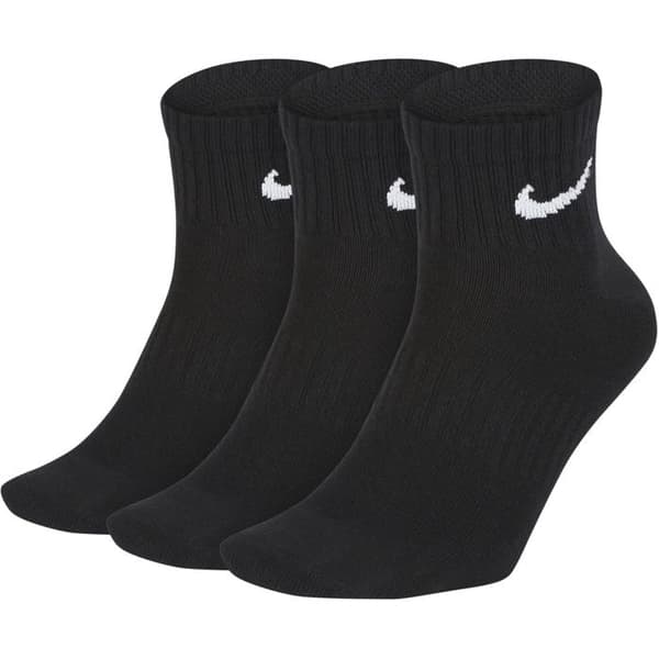 Strumpor - NIKE - Everyday Ltwt Ankle 3pck - Svart - Bomull - Unisex
