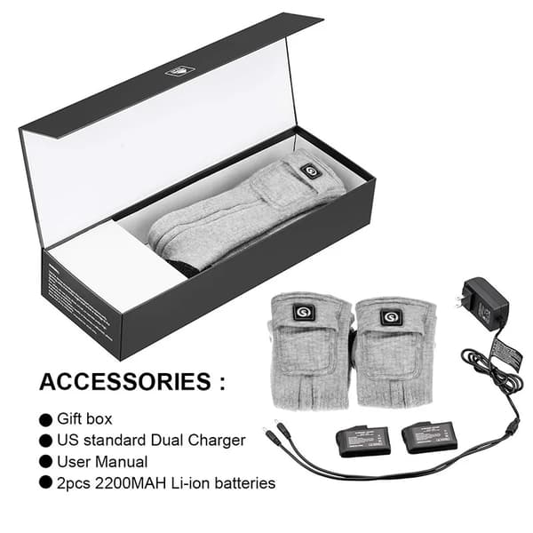Värmestrumpor, Justerbara Temperaturinställningar, Förlängd Batteritid,SS01G, S