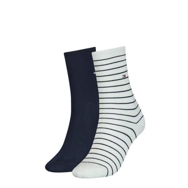 Tommy Hilfiger damstrumpor - enfärgade, 2-pack