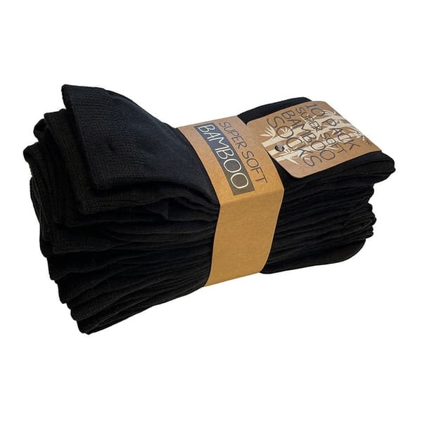 Bambu Strumpor 10 Par (Svart)