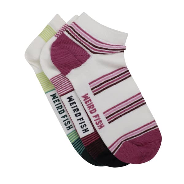 Weird Fish Womens/Ladies Loretta Trainer Socks (Pack of 3) CDON