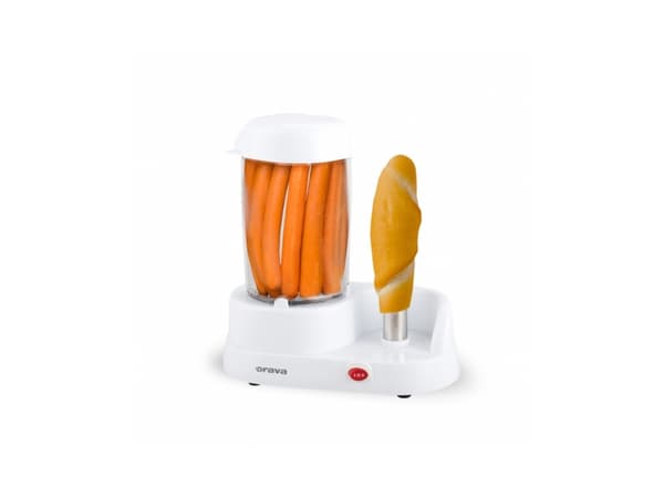 Orava HM-01, Varmkorvsmaskin med ånga, Vit, 365 W, 230 V, 50 hz, 245 mm