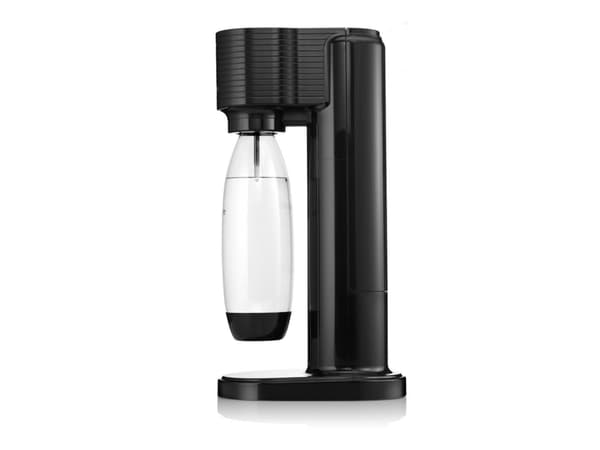 SodaStream Gaia, Svart, Polyetentereftalat (PET), 1 l, 198 mm, 198 mm, 437 mm