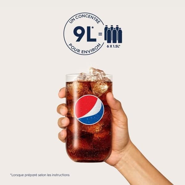 Sodastream sirap och koncentrat Pepsi Cola Soda sirapskoncentrat