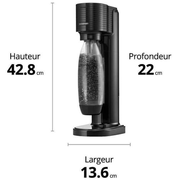 Soda Machine - Sodastream - Gaia - Svart