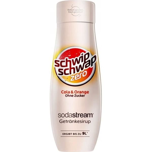 SodaStream Sirap - Schwip Schwap - Light Orange Cola - 8L - Sockerfri - Koncentrerad