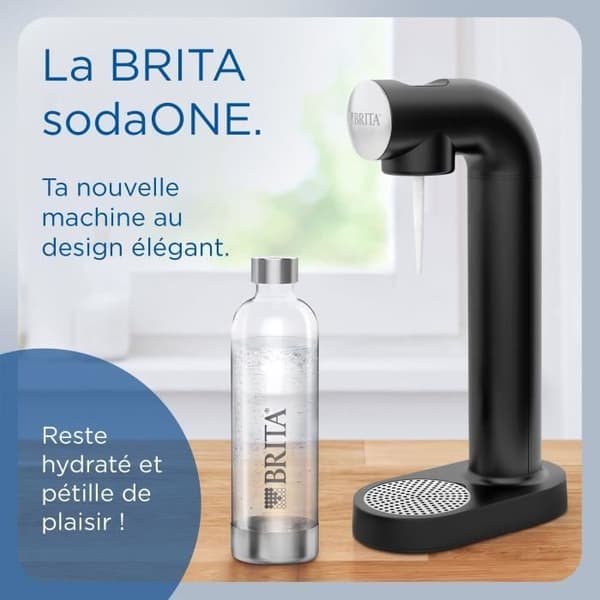 BRITA sodaONE kolvvattenkokare - vit