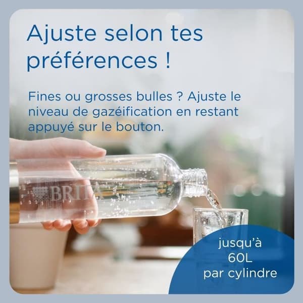 BRITA sodaONE kolvvattenkokare - vit