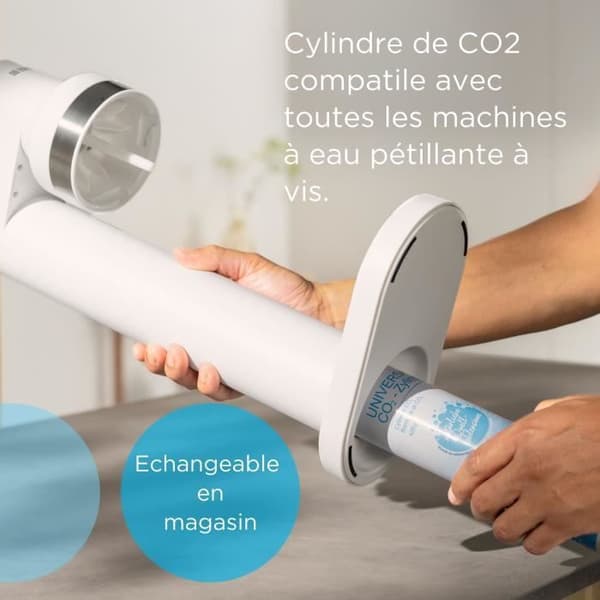 Kolvvattenmaskin BRITA sodaTRIO - Vit