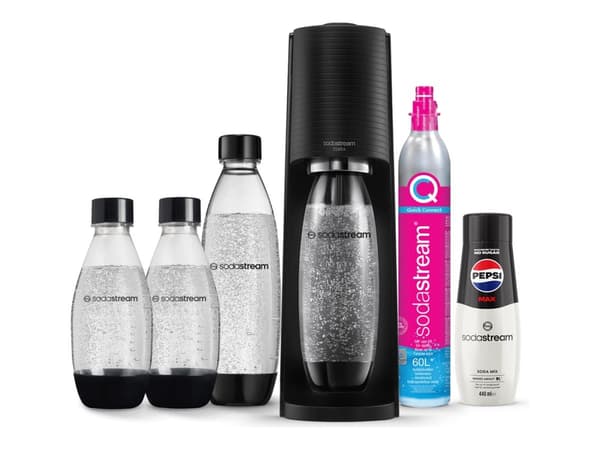 Sodastream Terra Megapack -hiilihapotuslaite, musta