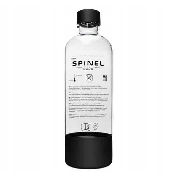 Sodamaskin - SPINEL - BubbleOn - 2 1L flaskor - 3 500ml siraper - BPA-FRI
