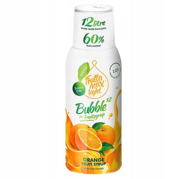 Fruttamax aprikos och apelsin sirap 500ml