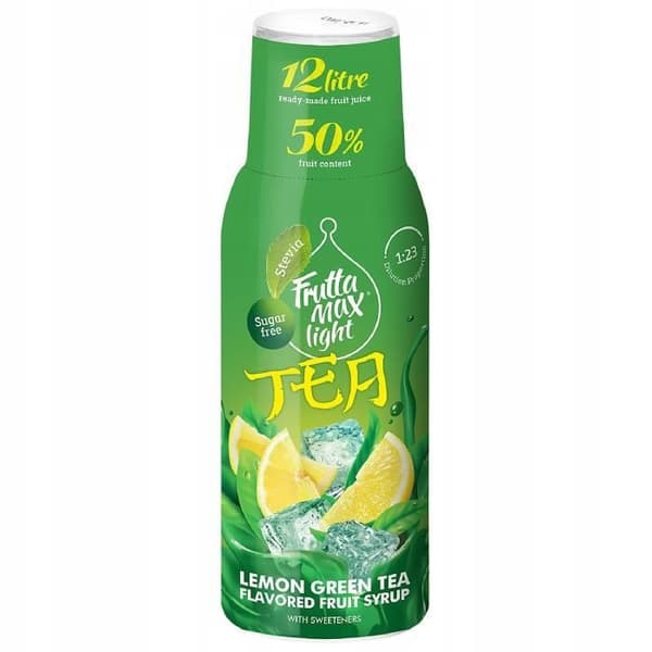 Fruttamax aprikos och grönt iste sirap 500 ml