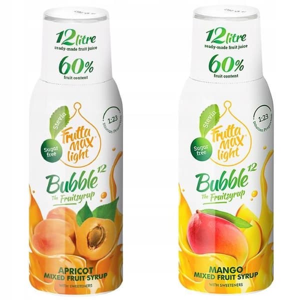 Fruttamax aprikos och mango sirap 500ml