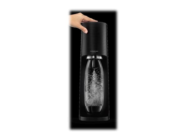 SodaStream Terra, Musta, Muovi, 1 L, 60 L, 134 mm, 198 mm