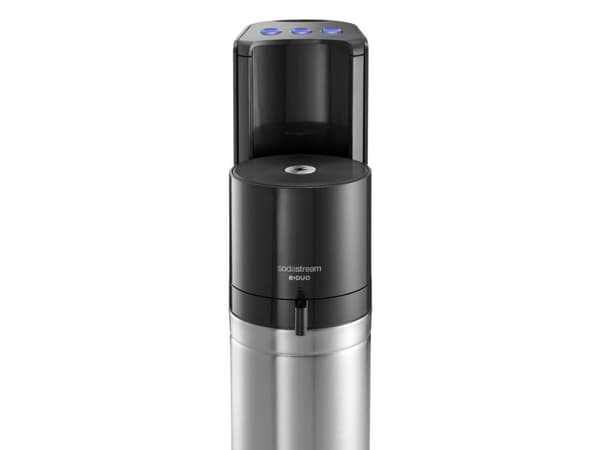 SodaStream 1016912770, Metalli, Muovi, Musta, Ruostumaton teräs, Muovi, 1 L, 60 L, 155 mm