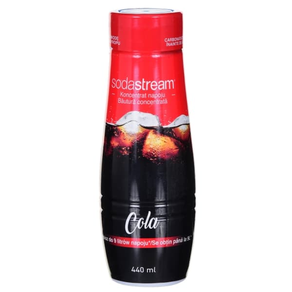 SodaStream Cola, 440 ml, Cola, 17,7 kcal, 4,87 g, 4,42 g, 1 stykker