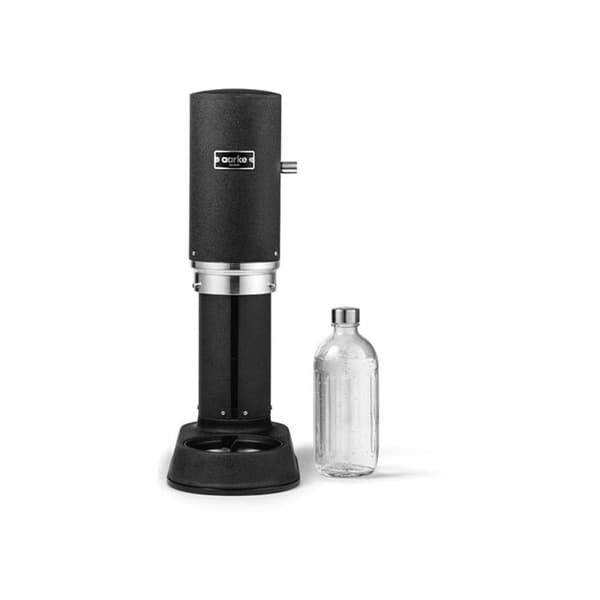 Sodamaskin - Aarke - Carbonator Pro - Matt svart - Rostfritt stål - Push-to-Lock-funktion