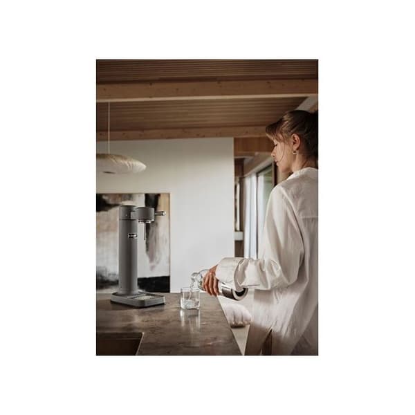 Sodamaskin - Aarke - Carbonator 3 - Rostfritt stål - Matt grå - 800 ml