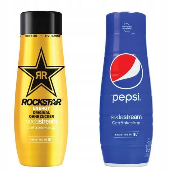 Sodastream Rockstar Energy Zero och Pepsi Sirap Set