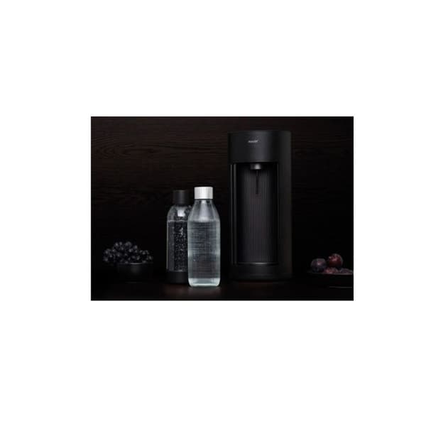 Mysoda Kolsyrningsmaskin + 2 flaskor svart - GL004F-B-FR