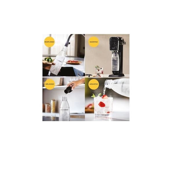 Sodamaskin - Sodastream - Art Marble Effect - Limited Edition - Svart - 1 enhet