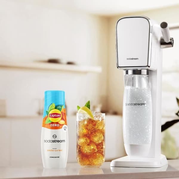 Koncentrat SODASTREAM - Set med 6 koncentrat Lipton Ice Tea Zerosocker - Upp till 54L dryck - 440ml