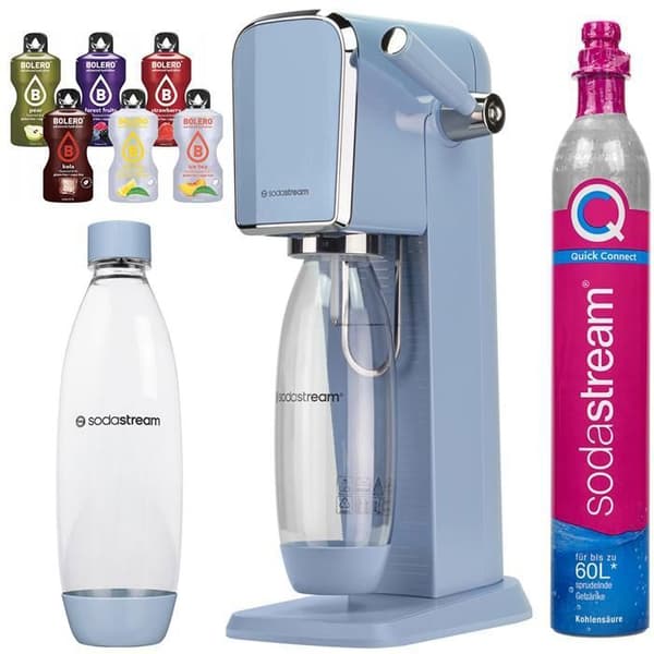 Saturator SodaStream Art Blue en flaska + BOLERO