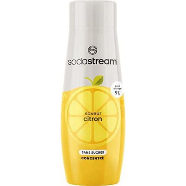 Sirop för SodaStream - SodaStream - Citron Zero - 440ml - Utan tillsatt socker - Aromatiserad med citrusfrukter