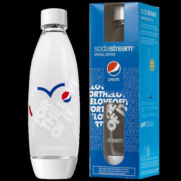 SodaStream-flaska - Pepsi - 1L - Återvunnen plast - BPA-fri - Återanvändbar