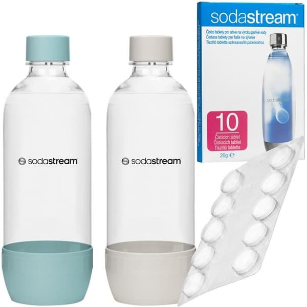 SodaStream-flaskor - SodaStream - 1L - 2 stycken - Disktålig - Tritan utan BPA
