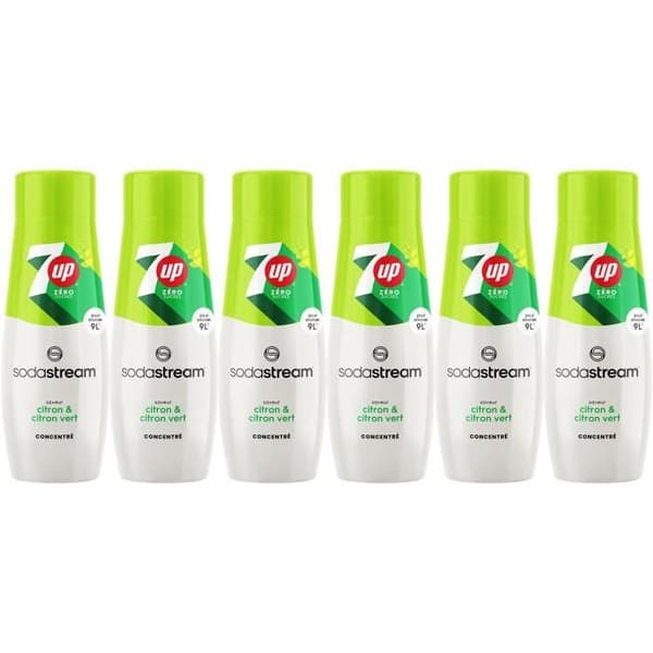 SodaStream Concentrat 7Up Zéro Socker för Kolsyrad Vatten- och Sodamaskin - 440ml