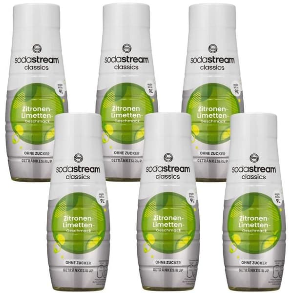 Sirop SodaStream - SodaStream - Citron Vert - 6x440ml - Utan Socker - Aromatiserad Dryck