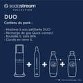 Miniatyrbild 3 av 6: Maskin för läsk och kolsyrat vatten SODASTREAM - DUO Svart - 2 flaskor som är diskmaskinssäkra + 1 gaspatron 60L
