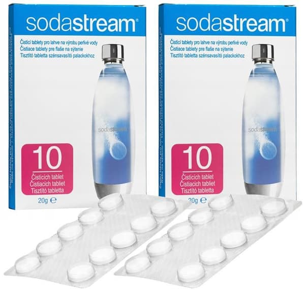 SodaStream avkalkningstabletter 10 tabletter 200g x2