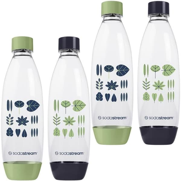 SodaStream FUSE flaskor - SodaStream - 1L - Grön och Svart - UV-beständiga - Diskmaskinssäkra