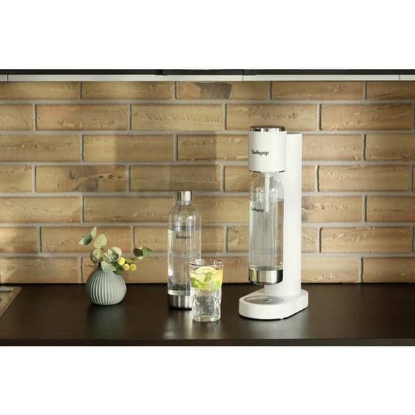 Sodapop White Cooper Gasifier med 1 PET-flaska