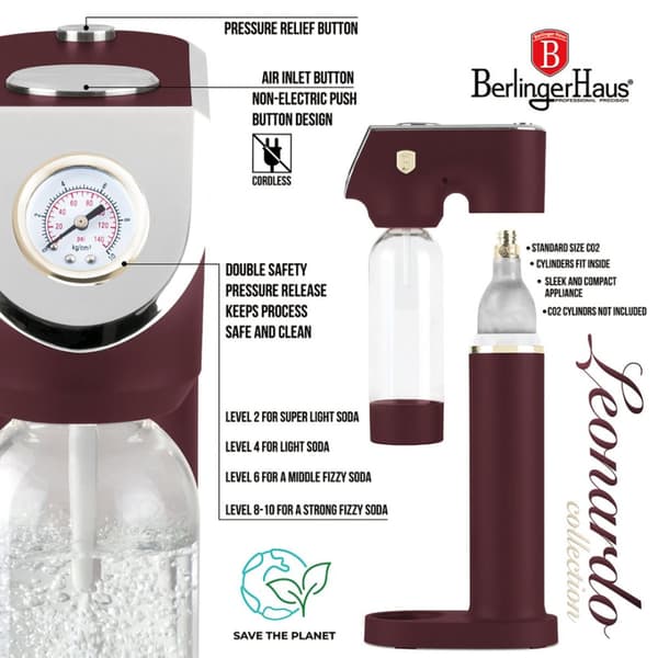 SATURATOR SODABAREN BERLINGER HAUS BH-8555 LEONARDO