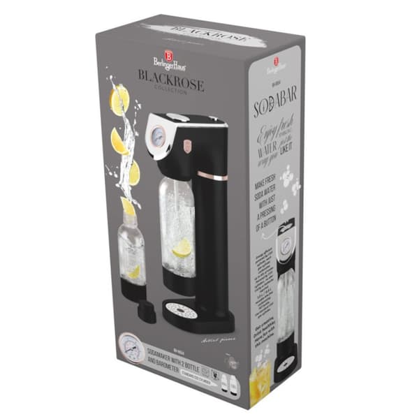 SATURATOR SODABAR BERLINGER HAUS BH-8554 BLACK ROSE
