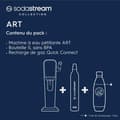 Miniatyrbild 3 av 6: Sodastream sodavattenmaskin - ART Mandarine - 1 diskmaskinsvänlig flaska - 1 gaspatron 60L