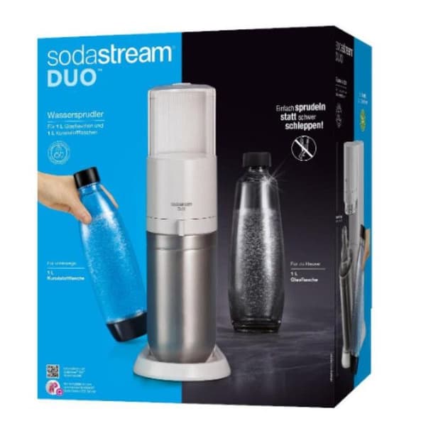 Vattenmättare - SodaStream - Duo - Vit - 60 liter - Sodamaskin
