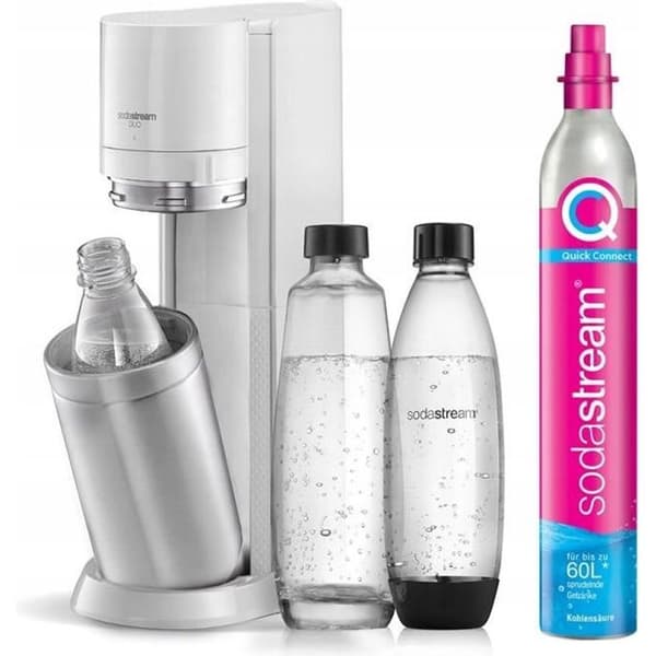 Vattenmättare - SodaStream - Duo - Vit - 60 liter - Sodamaskin
